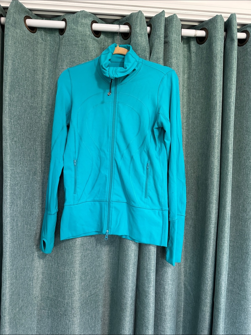 lululemon athletica Teal Full-Zip Utility Jacket